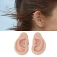 thumbnail image 4 of Modèle d'Oreille, Silicone Modèle d'Oreille Réutilisable Simulation d'Utilisation Facile Expérience de Pratique Flexible pour l'Enseignement de la Couleur de la Peau Légère de l'Oreille, Couleur de la Peau Moyenne, Couleur de la Peau Profonde, 4 of 8