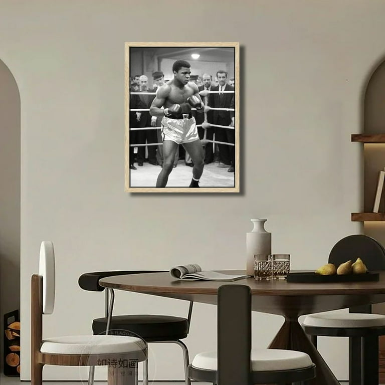 Poster Déco Combat Boxe Frazier Vs Ali – Affiche Murale Art Intérieur – Plusieurs Tailles