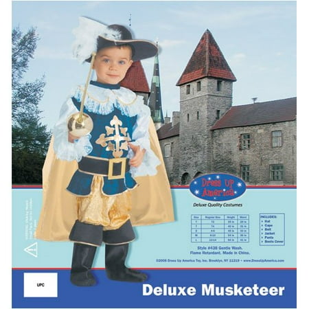 Deluxe Musketeer Children's Costume Size: Large