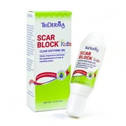 TriDerma Scar Block for Kids, Soothing Clear Gel 1 Ounce Tube
