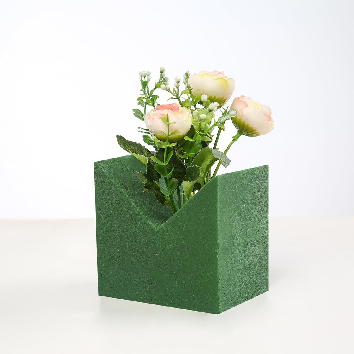6pc Wet Fresh Floral Foam Blocks Green Florist Foam Bricks 8.9(L) X 3.9(W) X 3(H) for Spring Fresh Flower Arrangement and Crafts Supply