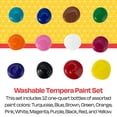 thumbnail image 3 of Set de pintura al temple School Smart, lavable, 960 ml, 12 colores surtidos, 3 of 9