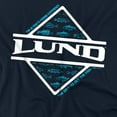 thumbnail image 2 of Lund In the Water Unisex Adult T Shirt, Navy, Small, 2 of 4