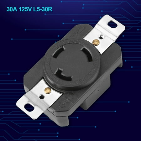 Nema L5 30 Receptacle - Ejoyous NEMA L5-30R 30A 125V Twist Lock Electrical Female Receptacle for Generator Cord Assembly, female plug, Generator locking Receptacle
