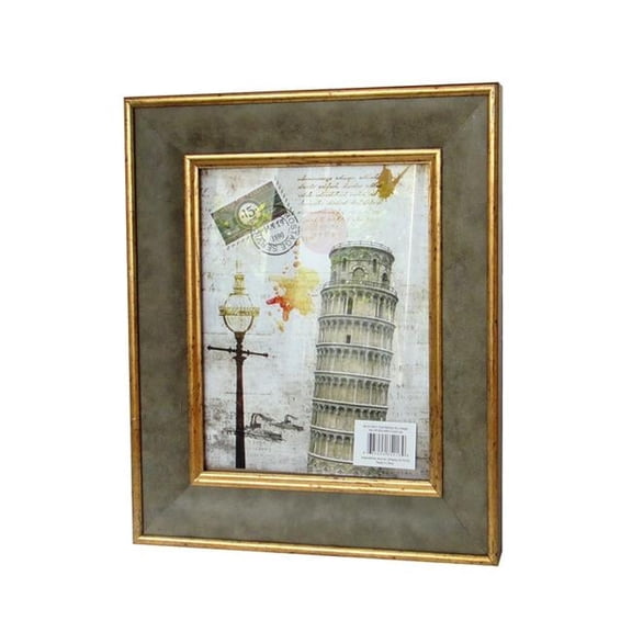 Jeco HD-PF003-WP 8 x 10 in. Photo Frame, Gray