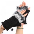 thumbnail image 5 of Newway Women Winter Warm Fingerless Gloves Warm Plush Gloves for Girls Holiday Present, 5 of 7
