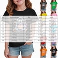 thumbnail image 4 of CAUYDY Kids T Shirts Pumpkin Ghost Halloween Printed Short Sleeve Shirts for Girls Regular Fit Tops Sizes 11-12 Years, 4 of 7