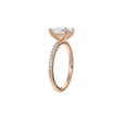 thumbnail image 4 of Cora Jewellery 1.68CT Oval Moissanite Enagagement Ring for Women, 18K Rose Gold, 4 of 8