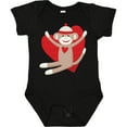 thumbnail image 3 of Inktastic Hug Sock Monkey Boys or Girls Baby Bodysuit, 3 of 5