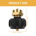thumbnail image 2 of OULII RV Water Pressure Regulator with Gauge for Camping Golden Metal 1Set, 2 of 8