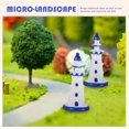 thumbnail image 2 of HLONK 10 Pcs Mini Lighthouse Miniature Houses Kit Decor DIY Dollhouse Accessories, 2 of 6