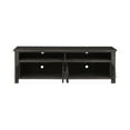 thumbnail image 3 of Coaster 4-Door Contemporary Wood TV Stand for TVs up to 75" in Dark Gray, 3 of 3