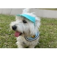 thumbnail image 2 of UV-Protected Ear-Exposed Sun Hat for Small Dogs - Breathable Outdoor Pet Accessory with Wide Brim, Chin Strap & Stretchable Fabric, Washable Quick-Dry Design, Fixed 37cm Head Circumference (Black), 2 of 7