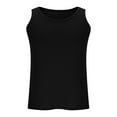 thumbnail image 4 of Coorders Mens Tank under 5$ George Stretch Active Crew Neck Tank Tops for Mens, Black, XXL, 4 of 8