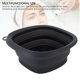 thumbnail image 3 of Tazón De Baño De Hielo De La Cara Plegable Silicona Tazón Frío Facial Para Cuidado De La Piel Con Bandeja De Hielo Empotrada Portátil Para Viajar A Casa Spa, 3 of 7