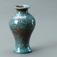 thumbnail image 4 of (blue, height 10.5cm, diameter 6cm, inner diameter 2.8cm) Kiln Transformed Ceramic Vase, 4 of 14