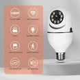 thumbnail image 2 of MUSICOZY Security Cameras Wireless Outdoor 360 Degree,2.4GHz & 5GHz WiFi Light Bulb Camera in Sight,1080p Security Indoor for Home Camera System,Motion Detection,Two-Way Audio (2PCS), 2 of 10