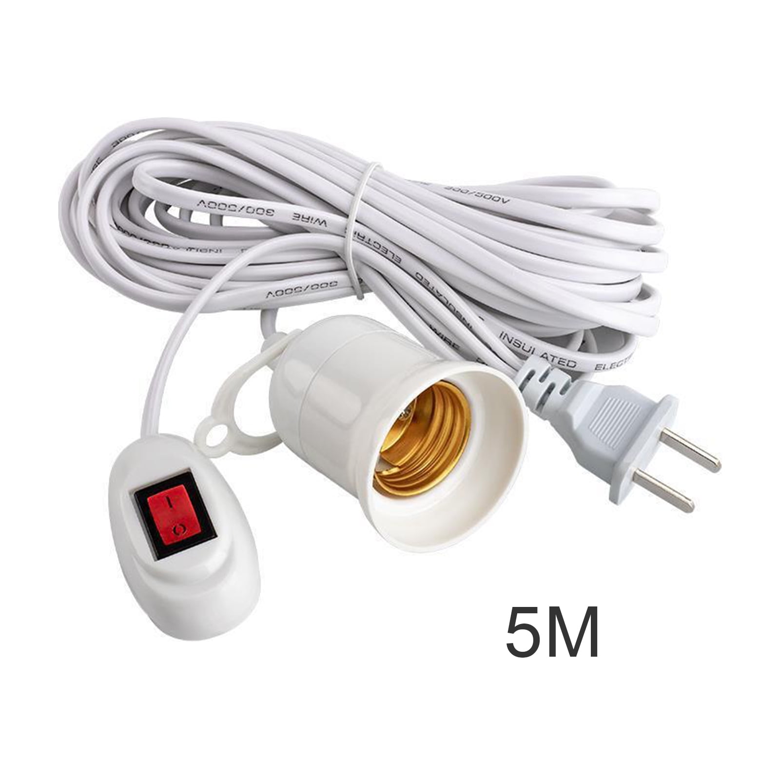 Uanset hvilken Gooey Ru Lamp Bulb Holder With Switch LED Light Bulb Extension Socket, E27 Screw  Socket,For Home Office Hotel - Walmart.com