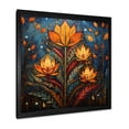 thumbnail image 2 of Designart "Festival of Lights Hanukkah Celebrations in Judaism" Spiritual Framed Wall Art Decor - Global Yellow Judaism Living Room Framed Canvas Art, 2 of 6