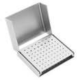 thumbnail image 5 of 76 Holes Burs Holder Box Organizer Aluminium Alloy Sterilizer Case Autoclave Box Silver, 5 of 5