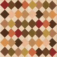 thumbnail image 1 of Ahgly Company Machine Washable Indoor Square Transitional Mahogany Brown Area Rugs, 6' Square, 1 of 7