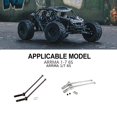thumbnail image 4 of Eje Delantero de Hueso de Perro Tholdsy de Acero para 1/7 ARRMA 6S RC Plata, 4 of 6