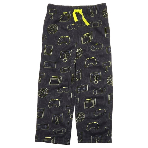 Boys Black & Green Gamer Controller Pajama Bottoms Lounge Sleep Pants XXL 22H
