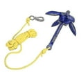 thumbnail image 1 of Fineshelf Kit de anclaje para kayak, tabla de remo, ancla para barco, compatible con kayak, canoa, lancha motora, 1 of 2