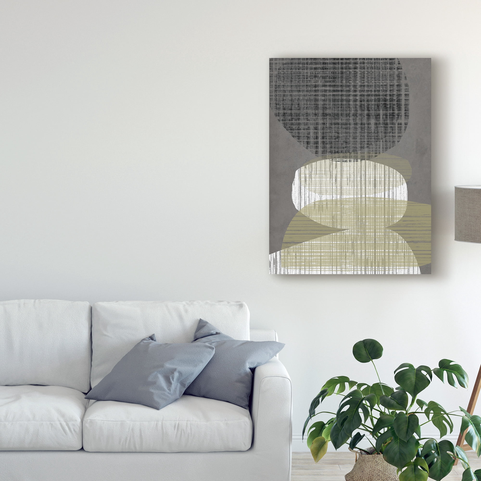 Trademark Fine Art 'Resting Shapes IV' Canvas Art by Jennifer Goldberger