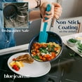 thumbnail image 4 of Blue Jean Chef 6-Piece Stainless Steel Cookware Set, Hammered Finish, Tri-Ply Construction Clad Cookware, Nonstick; Induction, Oven & Dishwasher Safe, 4 of 6