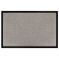 A1HC Indoor Outdoor Mat, Front and Back Entrance Welcome Mats, Large Front Door Patio Mats 24x36 Inches, Non-Slip Easy Clean Entrance Washable Large Size Doormats, Beige