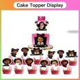 thumbnail image 6 of Boss Baby African Girl Black Party Supplies Birthday Decorations Plates Banner Kids Cake Toppers Set Decor, 6 of 7