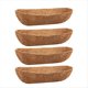thumbnail image 1 of Paquete de 4 Revestimientos 24 Pulgadas, Natural para Macetero Pared, Barandilla Cubierta Cesta Ventana, 1 of 5