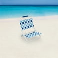 thumbnail image 2 of Mainstays Beach Sand Chair, Checkered, 2 of 10