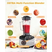 OSTBA Blender for Smoothies, Commercial 10-Speed Control Blenders for Kitchen, 68Oz Large Capacity and BPA-Free Pitcher, 1600W Countertop Blenders for Ice Crushing, Frozen Drinks, Puree & Grinding
