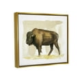thumbnail image 3 of Stupell Bison Rural Animal Watercolor Animals & Insects Painting Gold Floater Framed Art Print Wall Art, 3 of 6