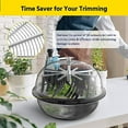 thumbnail image 2 of iPower GLTRIMBOWL19L 19-Inch Leaf Bowl Trimmer Machine Twisted Spin Cut for Plant Bud and Flower with Upgraded Gears Sharp, Silver, 2 of 7