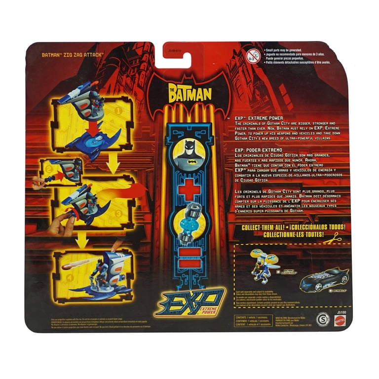 5- バットマン Batman Zig Zag Attack EXP Extreme Power - Vehicle & Figure