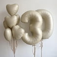 thumbnail image 4 of Globos GRESATEK en forma de corazón rosa y blanco, 18 pulgadas, 10 unidades, 4 of 8