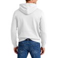 thumbnail image 3 of Boyscolos Mens Sweatshirt Basic Hooded Pullover Hoodies Unisex Men Fall Casual Fitness Long Sleeve Athletic Hoody with Pocket White 2XL, 3 of 4