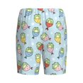 thumbnail image 7 of Daiia Frog In Mermaid Mens Woven Stretch Pajama Short,Short Pajama Pants-Small, 7 of 7