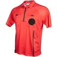 thumbnail image 1 of Murray Sporting Goods USSF Pro-Style Soccer Referee Jersey - Short Sleeve | Officials Short Sleeve Soccer Referee Shirt (Red, Large), 1 of 7