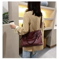 thumbnail image 3 of Sunyuer Vintage Handbags for Women, Large Capacity Tote Shoulder Purses PU Leather Top Handle Crossbody Satchel Travel Work Commute, 3 of 9