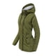 thumbnail image 5 of Abrigo largo cálido para mujer Sudadera con capucha Chaqueta de cuello Parkas de invierno delgadas Abrigos Fridja  BV0+456, 5 of 9