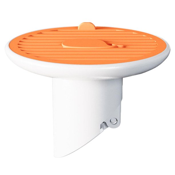 Drenaje de piso magnético Filtro de inodoro antiolor para baño/cocina (naranja)