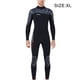 thumbnail image 2 of HETSUITS AISLAMIENTO AISLAMIENTO PROFESIONES PROFESIONES PROFESIONES Tela cómoda Tela de tres capas engrosada Mantenga un traje de surf caliente Men's Gray XL 3MM Advancent OD017112-16, 2 of 6