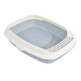 thumbnail image 4 of Caja de arena para gatos Inodoro desmontable 14" X 18" X 4" Conejo pequeño con tapa abierta Conejillo de Indias Gris Yuyangstore Bandeja de arena para gatos, 4 of 8