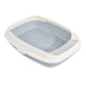 thumbnail image 4 of Bandeja sanitaria para gatos, inodoro, con tapa abierta, 36x46x11cm, desmontable, para gatitos, hámsteres. Gris, 4 of 9