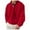 Red, variant on Men's Casual Plaid Button Down Long Sleeve Hoodless Sweatshirt Blouse Shirt Pullover Shirts Lightweigt Sweat Shirt Pullover Sweater