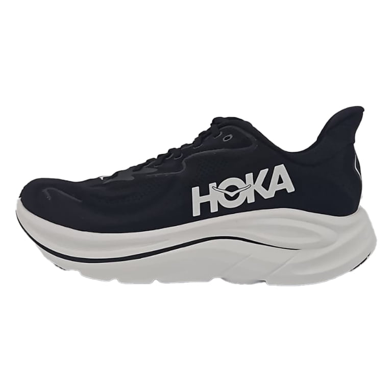 Hoka One Mens Clifton 10 Road Running Shoes - Black/White